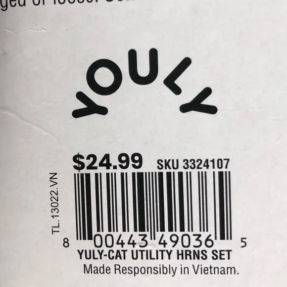 NWT Youly Cat Harness Leash Set S/M - Picture 15 of 15